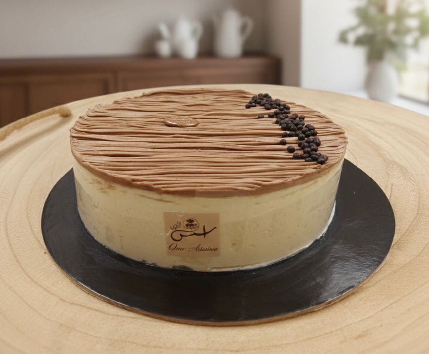 كيك فانيليا شوكولاته