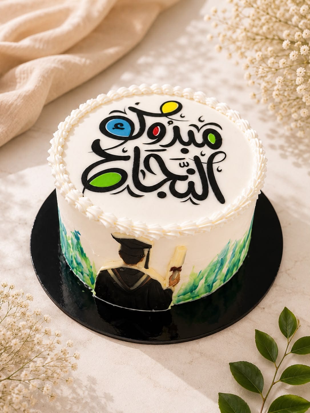 كيكة التخرج ( فانيليا توت )
