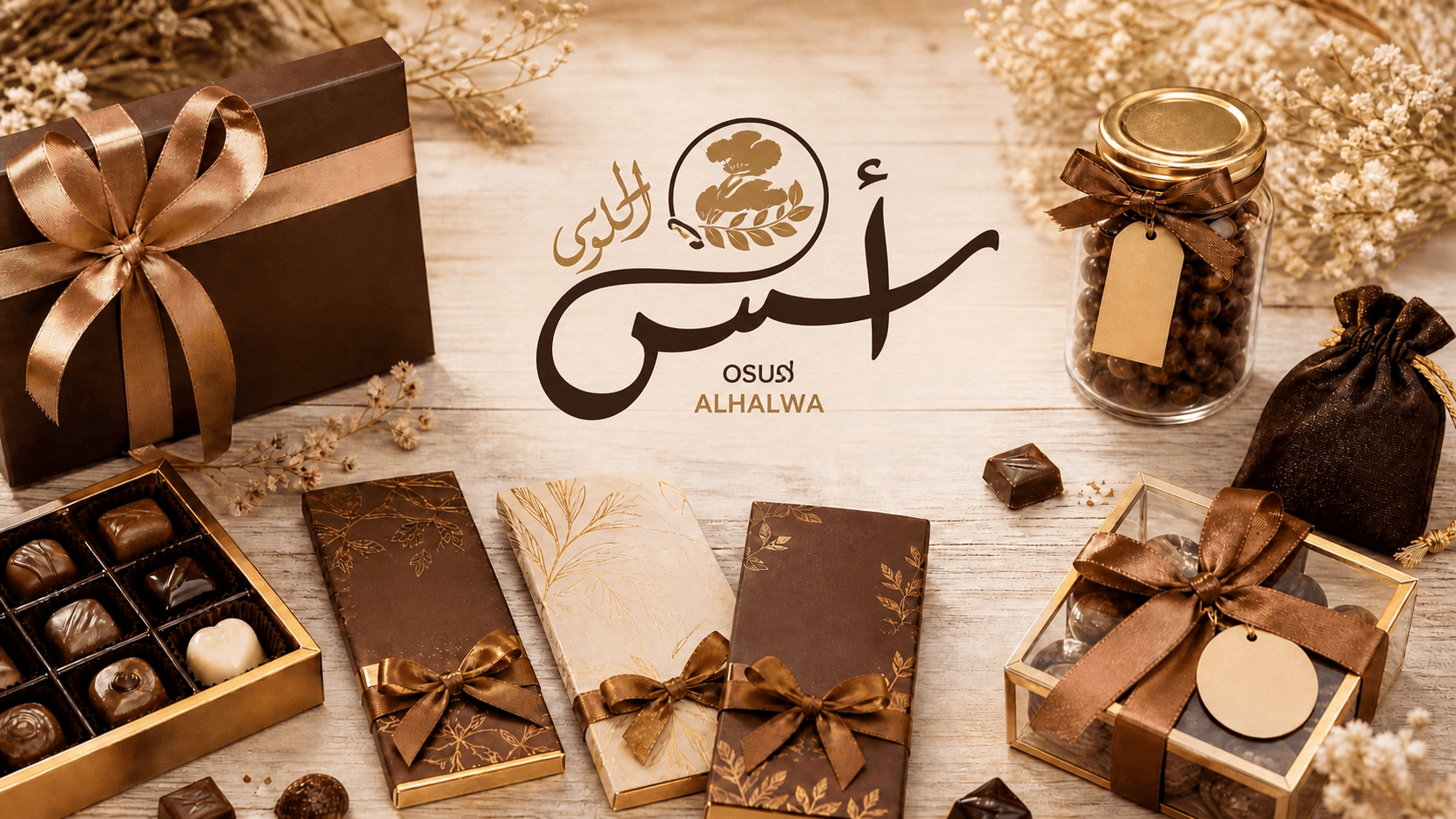 أفكار توزيعات شوكولاتة فاخرة لكل المناسبات | متجر أسس الحلوى
