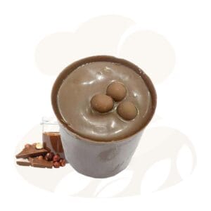 كوب شوكولاتة نوتيلا